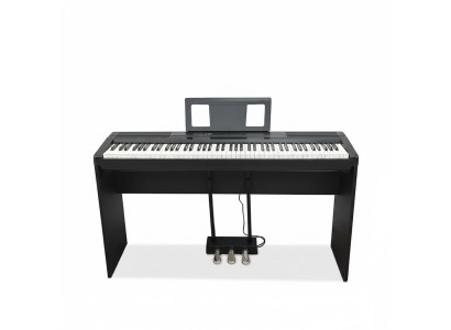 Zwarte digitale piano