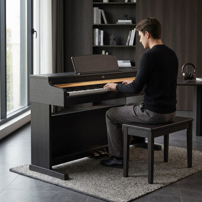 Digitale piano voor thuis 137 cm Zwart