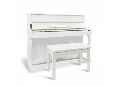 Witte digitale piano biedt creativiteit en stijl zonder beperkingen