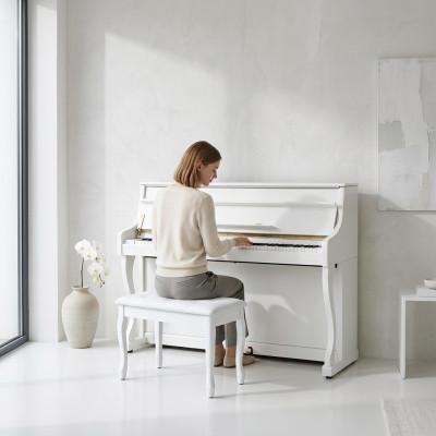 Digitale piano met volledig open oppervlak, van hoge kwaliteit