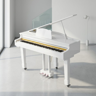 Witte digitale piano
