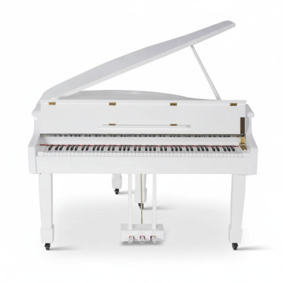 Witte digitale piano