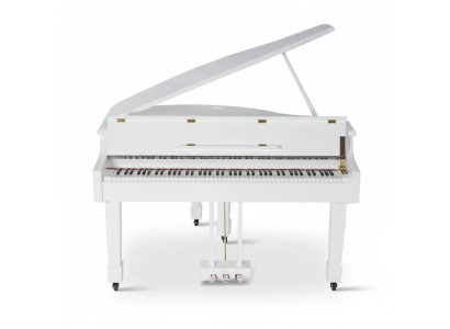 Witte digitale piano