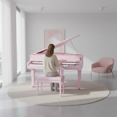 Roze digitale piano
