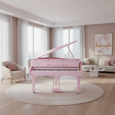 Roze digitale piano