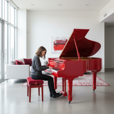 Rode digitale piano