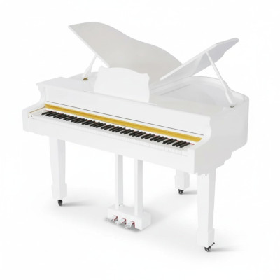 Witte digitale piano