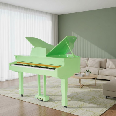 Digitale piano met glanzend oppervlak