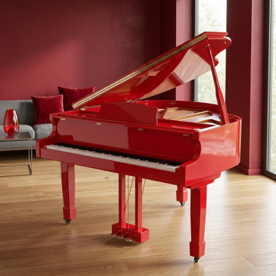 Digitale piano met glanzend oppervlak