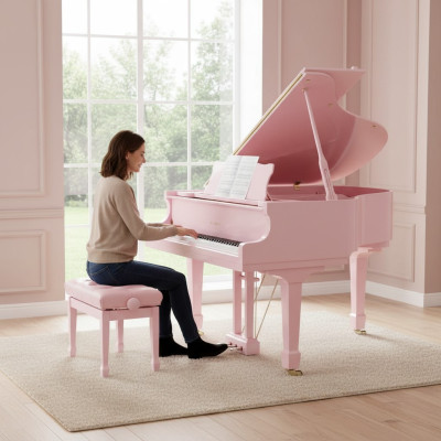 Roze digitale piano
