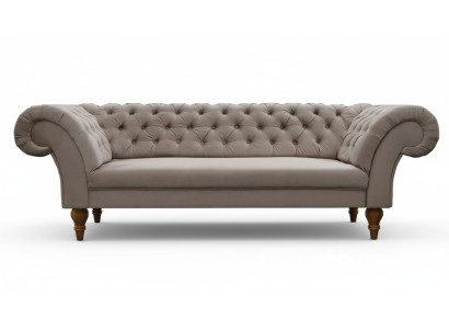 CHESTERFIELD SOFA BANKSTEL STOFFE SET TEXTIEL 3-ZITTER NIEUW GEMAAKT IN EU