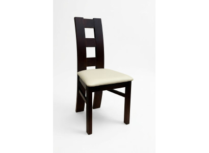 Massief houten eetkamerstoel Designer lederen stoel Stoelen Eetkamerstoelen K42
