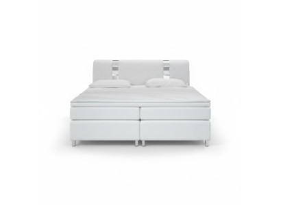 Boxspringbed Box Hotel Bed met Visco & Matras Leren Bed Bedden Tweepersoonsbed