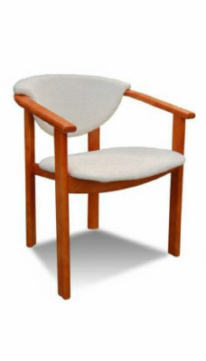 Massief houten eetkamerstoel, designer leunstoel, stoelen eetkamerstoelen K27
