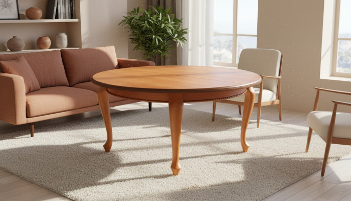Eettafel Hout Ronde Ronde Tafels Eetkamer 150x150 cm / 200x150 cm Ronde Tafel