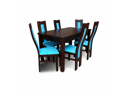 Eettafel + 6 Stoelen Eetkamerset Eethoek Groepstafel Tafel Tafels Z31