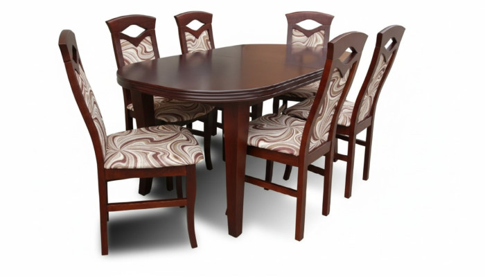 Eettafel + 6 stoelen Eetkamerset Eetgroep Groepstafel Tafel Tafels