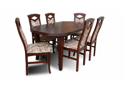 Eettafel + 6 stoelen Eetkamerset Eetgroep Groepstafel Tafel Tafels