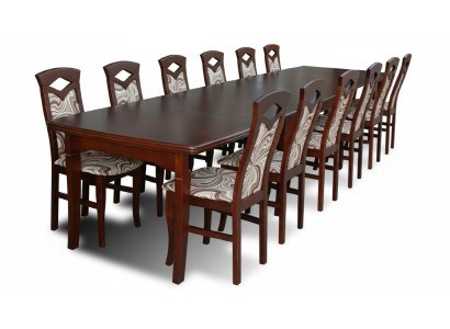 Eettafel + 12 stoelen eetkamerset eetkamergroep klassieke tafel tafels nieuw