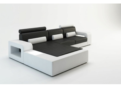 LEDER *MOD H2209 BETA* HOEKBANKSTEL LEDEREN BANKSTEL NIEUWE BANKSTEL HOEKBANK