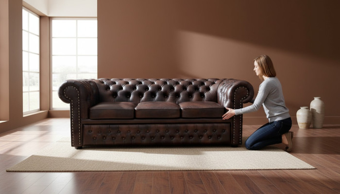 Chesterfield Sofa Bank Leren Bankstel Bekleding Leicester Woonkamer Banken Nieuw