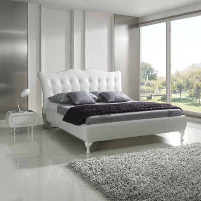 Bed Chesterfield gestoffeerd bed Luxe Tweepersoons Slaapkamer Designbedden Nieuw