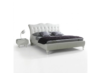 Bed Chesterfield gestoffeerd bed Luxe Tweepersoons Slaapkamer Designbedden Nieuw
