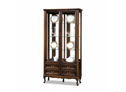 Klassieke vitrinekast Italiaanse meubels vitrinekast vitrines Nieuw W-W2