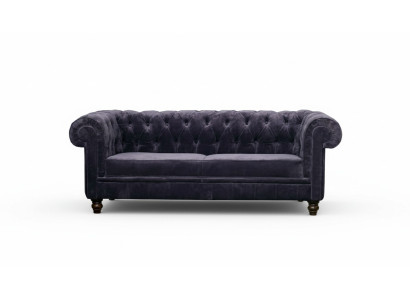 Edele designer Chesterfield bank stoffering zitbank zitting textiel stof set fluweel
