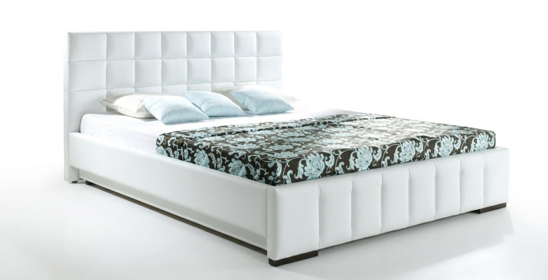 Een luxueus designbed in een veeleisende hedendaagse stijl van de hoogste kwaliteit.