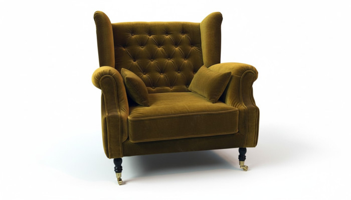 Chesterfield oorfauteuil fauteuil bank relax bekleding designer banken Liverpool