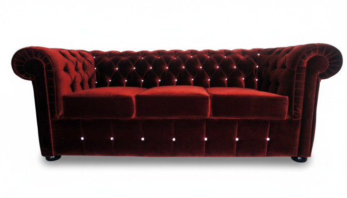 Chesterfield Sofa Bank Bekleding Designer 3-zits Meubelset Nieuwe Banken CHESTER 4