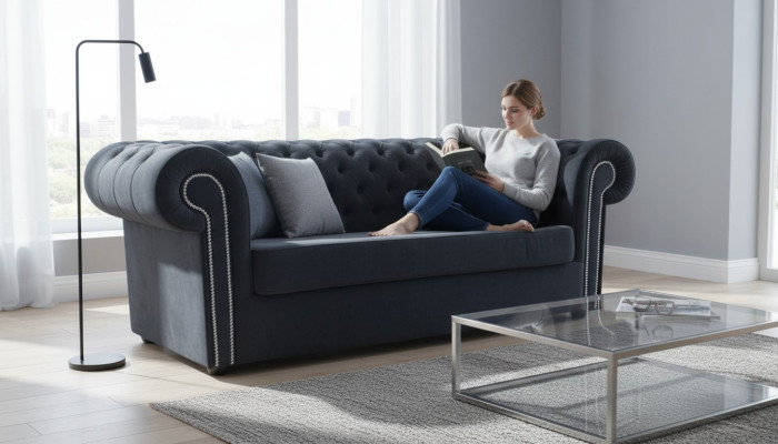 Chesterfield fluwelen stoffen sofa bankstel bekleding 3-zits klassieke banken nieuw