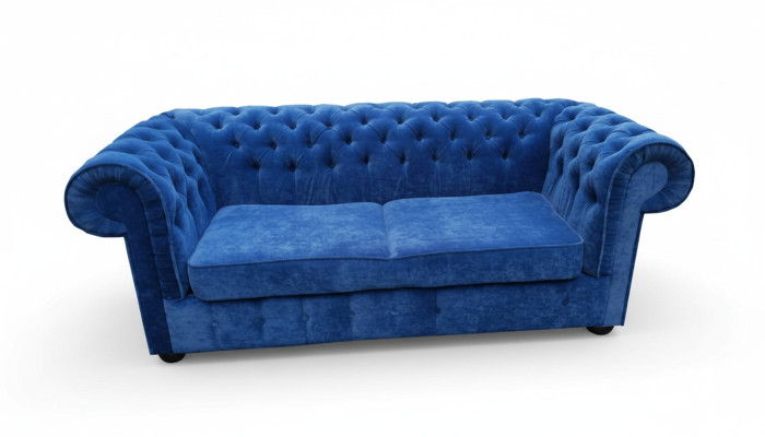 Chesterfield fluwelen textielstof sofa bankstel bekleding 3-zits klassieke banken nieuw!