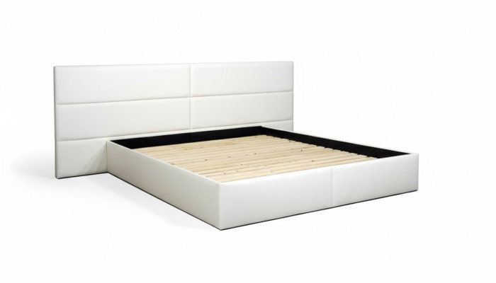 Bed Bedden Tweepersoonsbed Hotel Gestoffeerd bed XXL Wandbekleding Bed XXL Huwelijksbed Nieuw