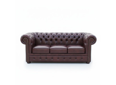 Chesterfield Sofa Bankstel Bekleding 3-Zits Klassieke Banken Set Nieuw