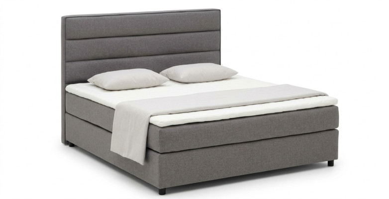 Continental textiel bed boxspring bed bedden gestoffeerd hoog dubbel leer