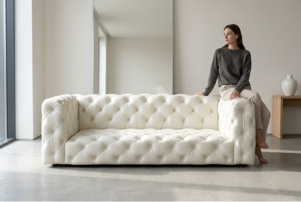 Chesterfield Sofa Bekleding Bank Lederen Sofa Designer Lounge Banken Nieuw