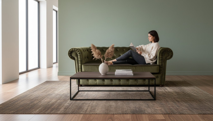 Chesterfield fluwelen stoffen bank bank designer zitting meubelstoffering banken nieuw