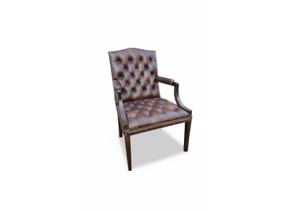 Antieke Troon Koning Chesterfield Fauteuil Imitatie 1500 Riddersstoel Bank Sofa