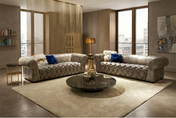 Hoekbank Hoekbank Bank Bank Kussen Lederen Set Woonlandschap Chaiselounge Banken