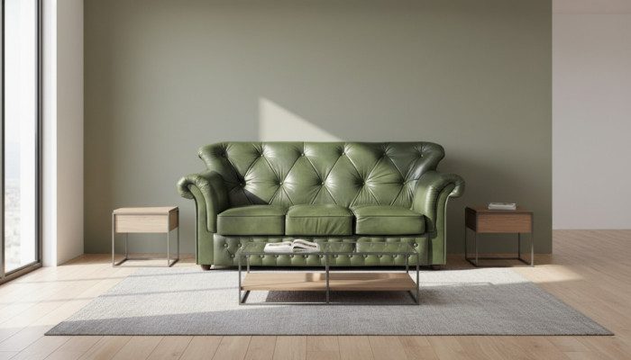 Chesterfield Meubel Bank XXL Gestoffeerde Banken Zithoek Leer Textiel Stof Nieuw