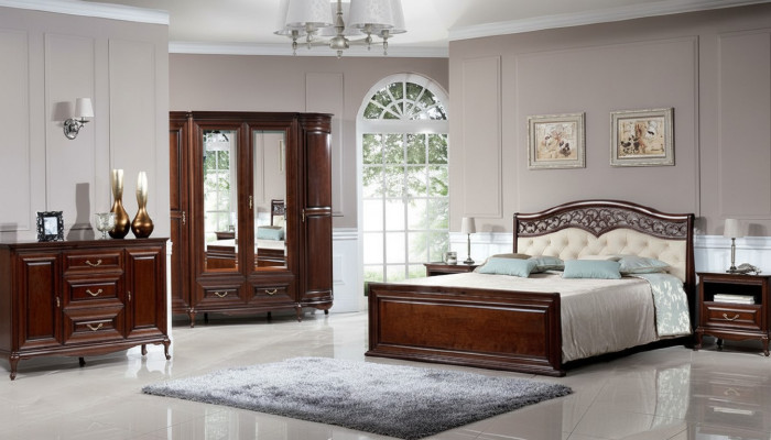 Tweepersoonsbed Klassiek Hoogwaardig Ontwerpers Chesterfield Vollederen Bed Bedden