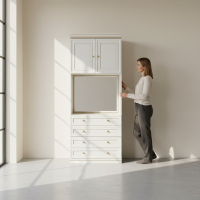 Element Model V2D-05-L voor Inloopkast Garderobe Italiaanse Meubels
