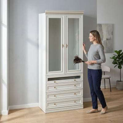 Element Model V2D-04 voor Inloopkast Garderobe Italiaanse Meubels