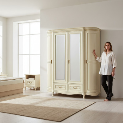 Klassieke kasten kast wandmeubel kledingkast - Model V-kast-4D-G
