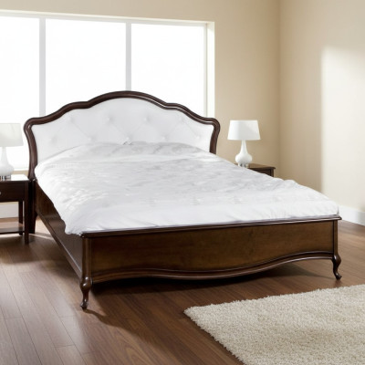Bed Huwelijksbed Tweepersoonsbed Chippendale Klassieke koninklijke slaapkamer - Model V-T