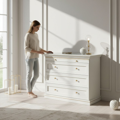 Kast + vitrine sieraden horloges wandkast massief echt hout V-KG kast