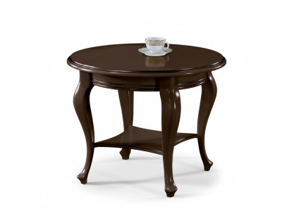 Ronde tafel salontafel tafels echt hout massief hout bijzettafel serveertafel