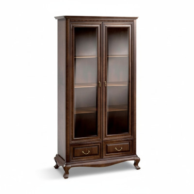 Klassieke vitrinekast woonkamer vitrinekast vitrines nieuw V-W2 glas